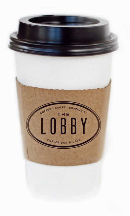 The Lobby coffee cup